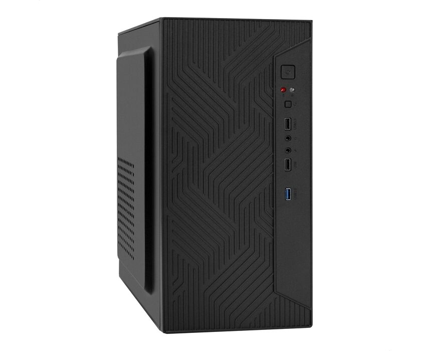 Корпус Exe Gate BAA-303 U-UNS350 EX299224 RUS Minitower (m ATX, БП UNS350 с вент. 12см, 2*USB+1*USB3.0, HD Audio, черный)