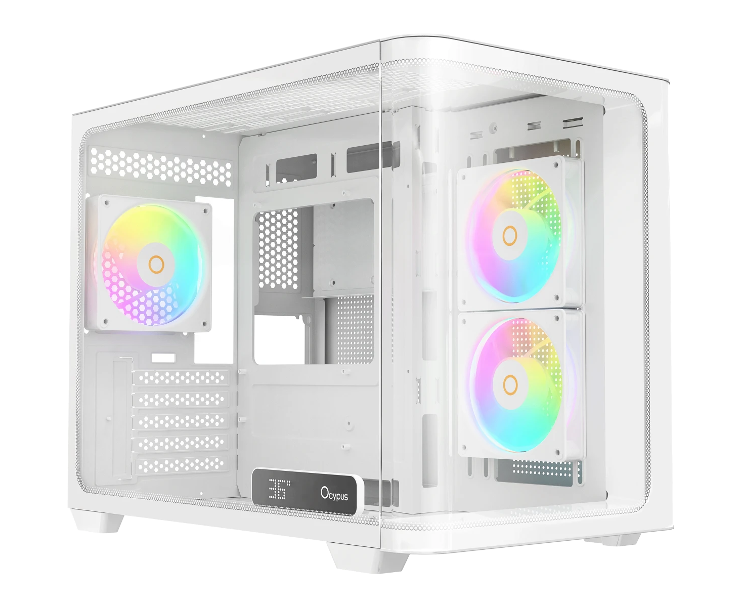 Корпус Ocypus Iota C50 WH Curve ARGB Digital (Iota-C50-WHD300 CD-GL)