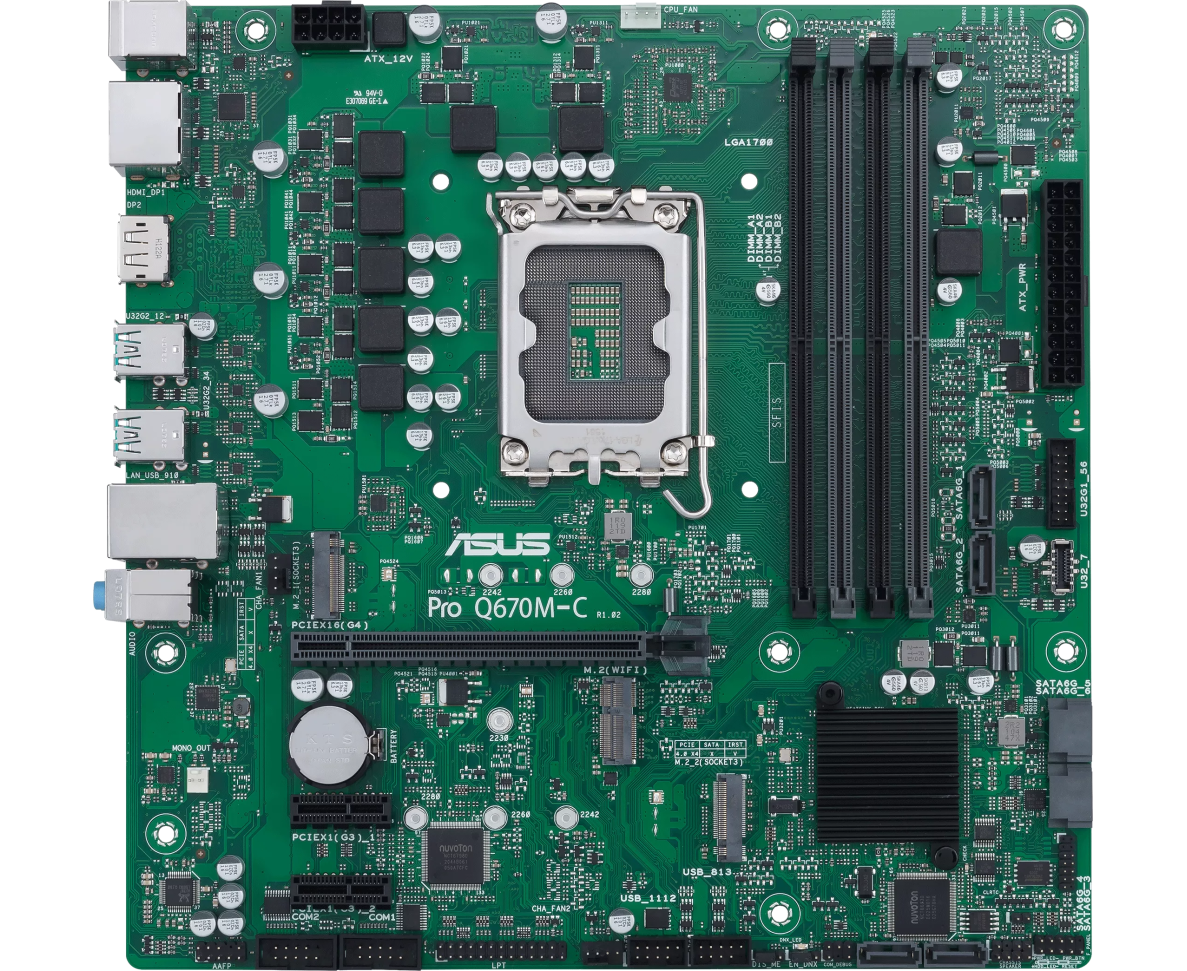 Материнская плата Asus PRO Q670 M-C-CSM