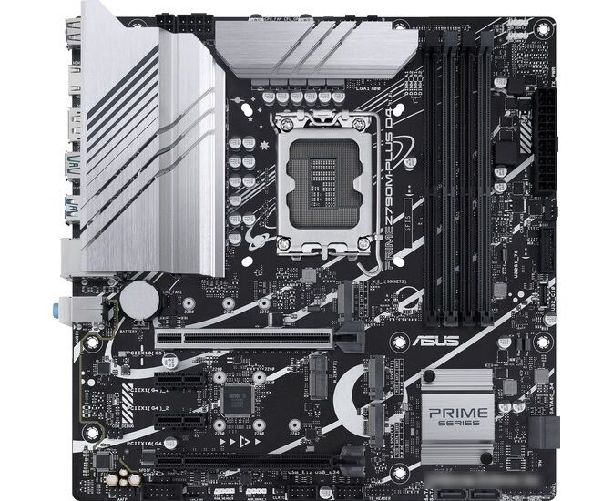 MB s1700 ASUS PRIME Z790 M-PLUS m ATX 4x DDR5 2x PCI Ex16 2x PCI Ex1 3x M.2 USB-C DP HDMI GLAN (90 MB1 E70-M0 EAY0)