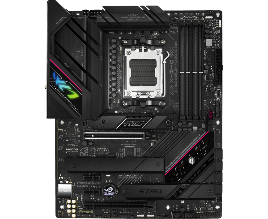 MB s AM5 ASUS ROG STRIX B650 E-F GAMING WIFI ATX 4x DDR5 2x PCI Ex16 2х PCI Ex1 3x M.2 2х USB-C DP HDMI 2.5 GLAN Wi-Fi 6 E (90 MB1 BQ0-M0 EAY0)