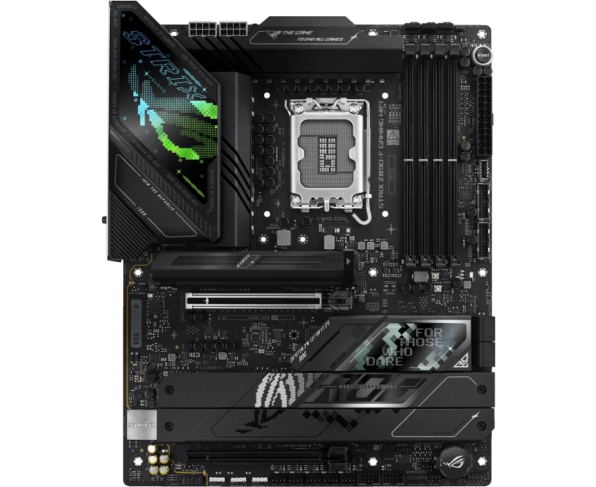 MB s1851 ASUS ROG STRIX Z890-F GAMING WIFI ATX 4x DDR5 2x PCI Ex16 5x M.2 2x Thunderbolt 2x USB-C DP HDMI 2.5 GLAN Wi-Fi 7 (90 MB1 I40-M0 EAY0)