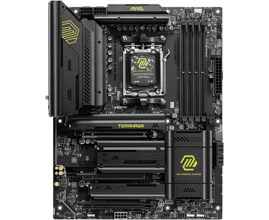 MB s AM5 MSI Mag X870 Tomahawk Wifi, 4x DDR5, 3*PCI Ex16, 4*M.2, 4*Type C, 2*USB3.2 Gen2, 7*USB3.2 Gen1, 8*USB2.0, 4*SATA3.0, 5 G, 2*Type-C(DP), HDMI, ATX