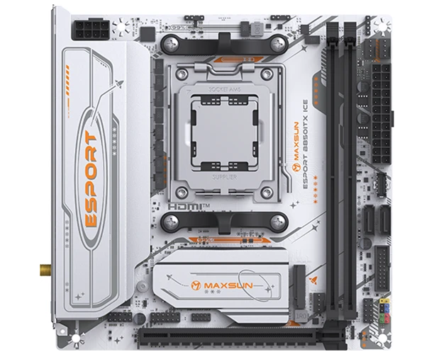 Материнская плата MAXSUN MS-e Sport B850 ITX Wifi Ice