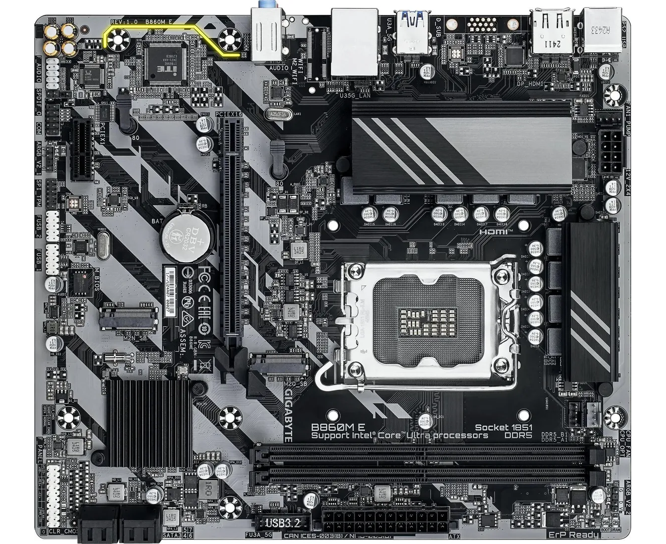 Материнская плата Gigabyte B860 M E, RTL