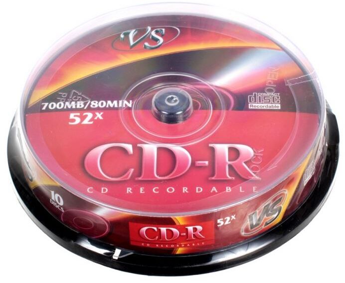 VS CD-R 80 52x CB/10