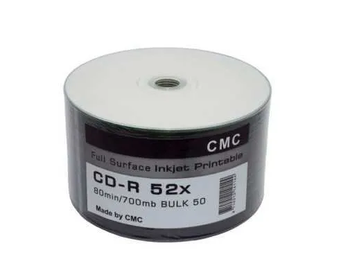 Диск CD-R CMC (CMCCDRB50) 700 Mb, 52x, Bulk (50), (50/600)