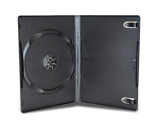 Бокс De Tech для CD/DVD одинарный 7мм черный