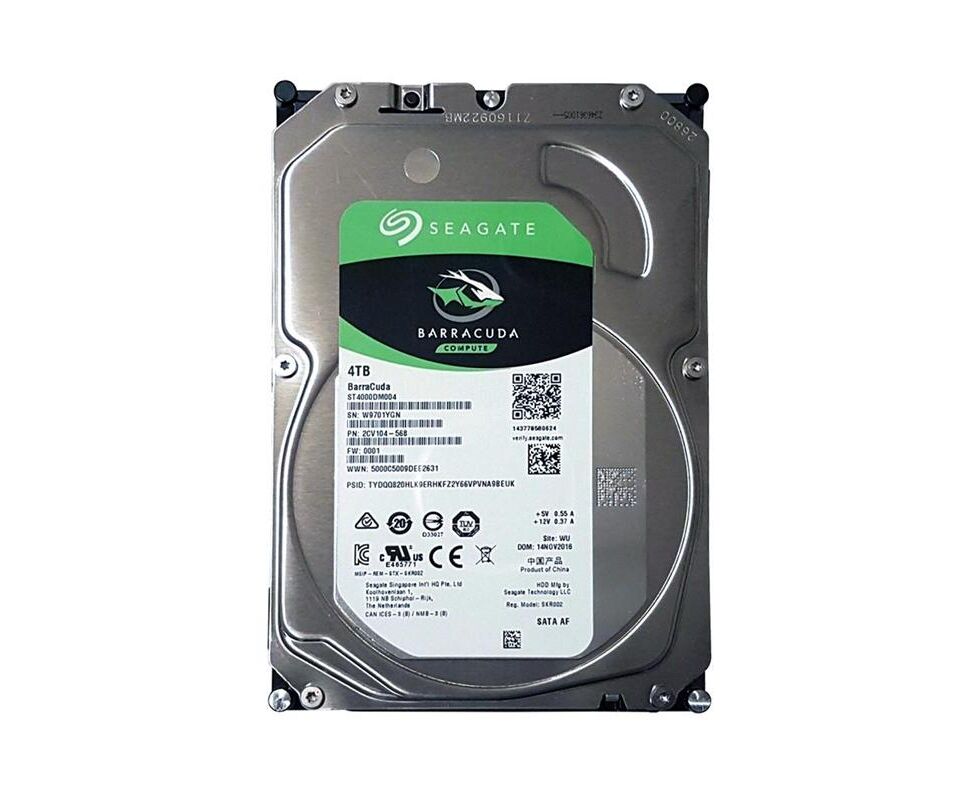HDD 3.5" 4.0 TB 7200rpm SATA3 256 MB Seagate Barra Cuda (ST4000 DM004)