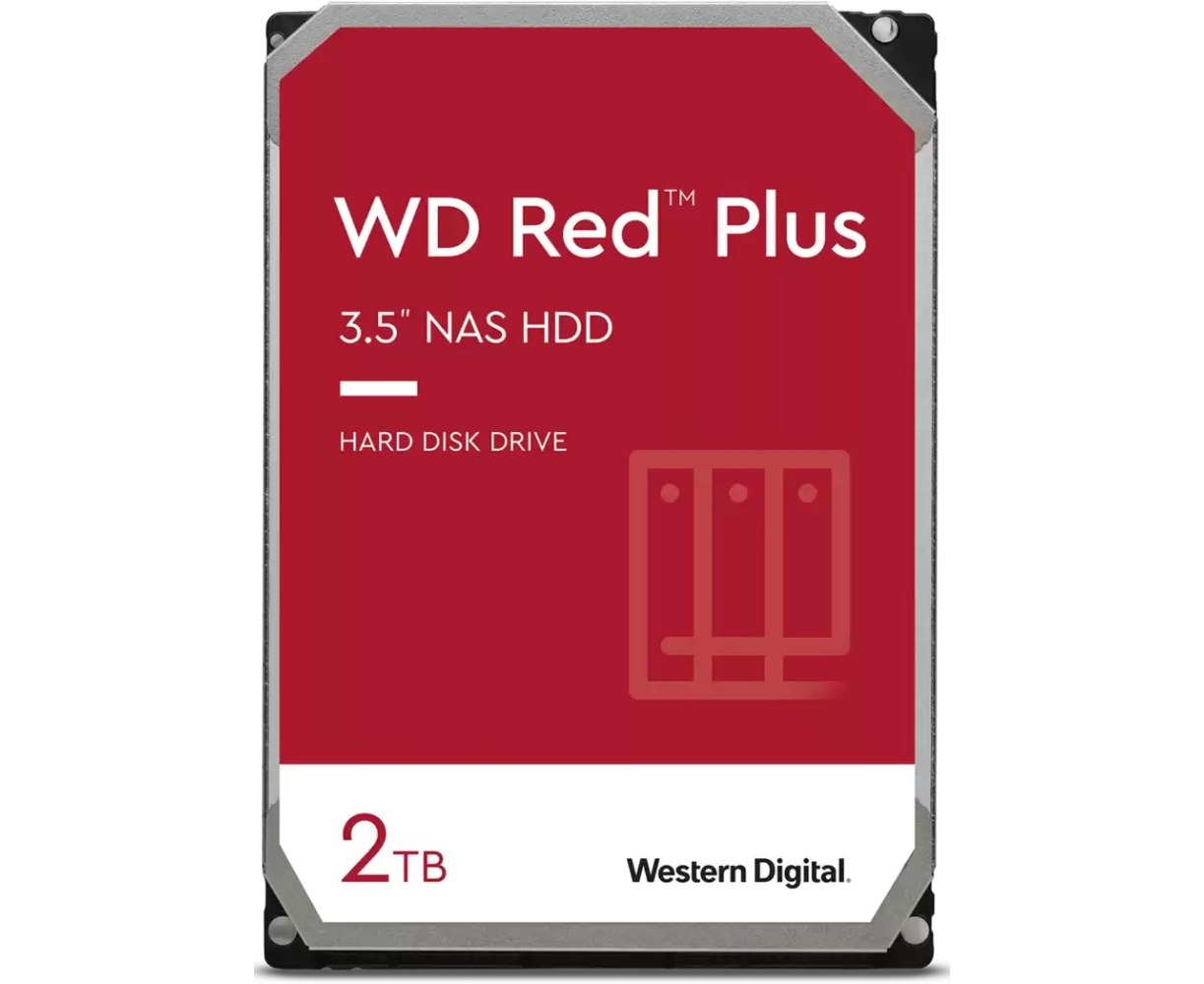 HDD WD Red Plus WD20 EFPX SATA-III 2 TB NAS (5400rpm) 64 Mb 3.5"