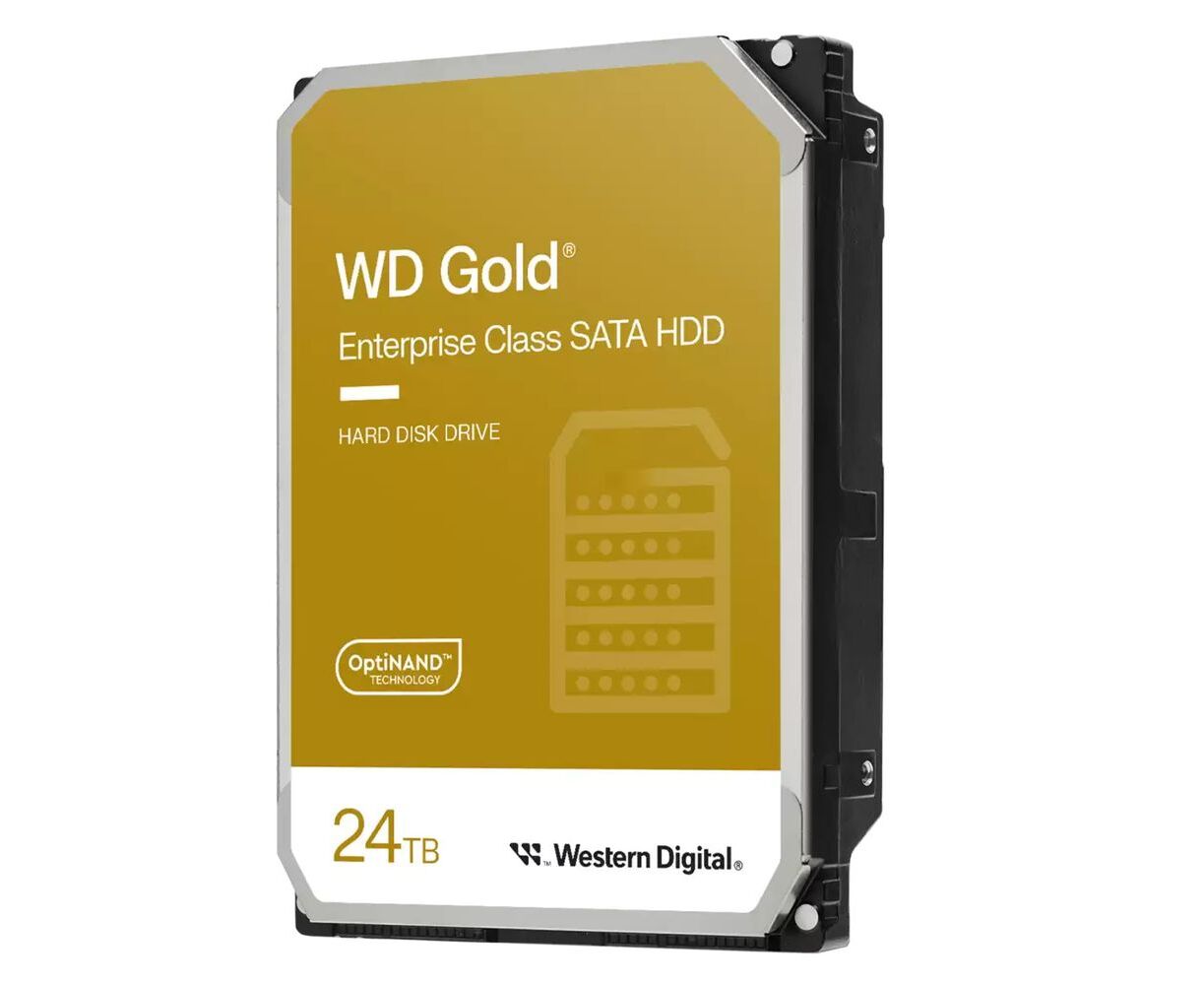 HDD Western Digital WD241 KRYZ Gold 3.5" 24 TB SATA3, Cache 298 MB, 7200 rpm