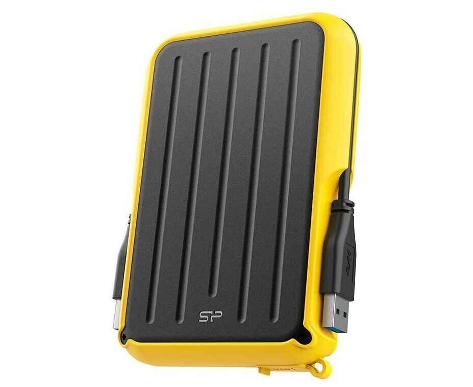 Внешний HDD Siliсon Power 2 TB A66 Armor, жёлтый, 2.5", USB 3.2