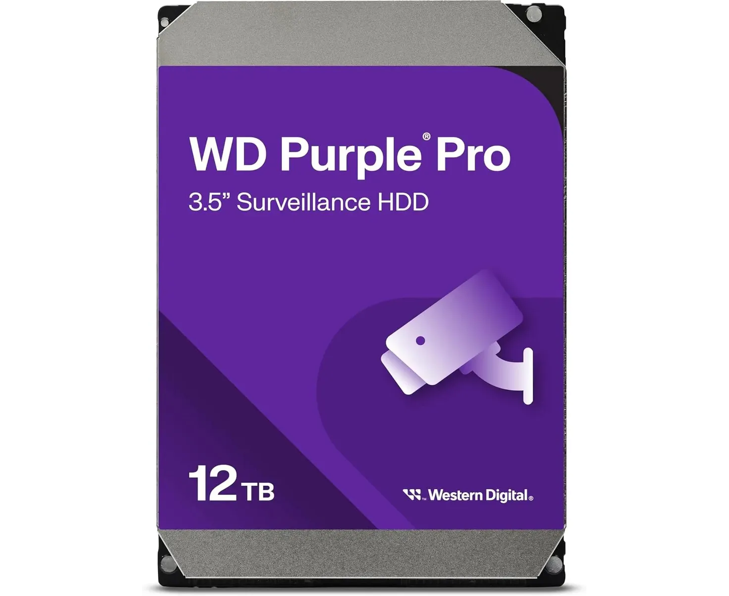 HDD Western Digital Purple Pro (WD122 PURP), 12 TB, SATA3, Cache 256 MB, 7200 rpm