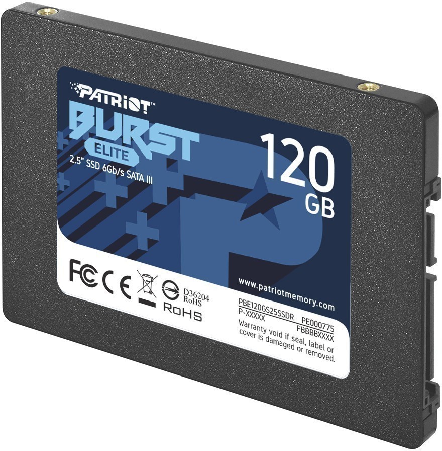 SSD Patriot SATA III 120 Gb PBE120 GS25 SSDR Burst Elite 2.5"
