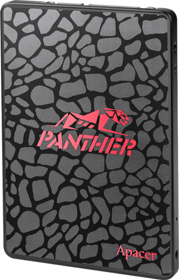 SSD 2.5" 128 GB Apacer AS350 Panther Client AP128 GAS350-1 SATA 6 Gb/s, 560/540, IOPS 65/82 K, MTBF AP128 GAS350-1 1.5 M, 3 D TLC, 32 MB, 75 TBW, 0,54 DWPD, RTL