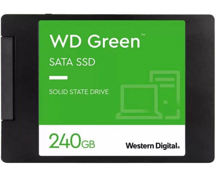 SSD Western Digitall Green WDS240 G3 G0 A 240 Gb SATA-III 2,5”/7мм