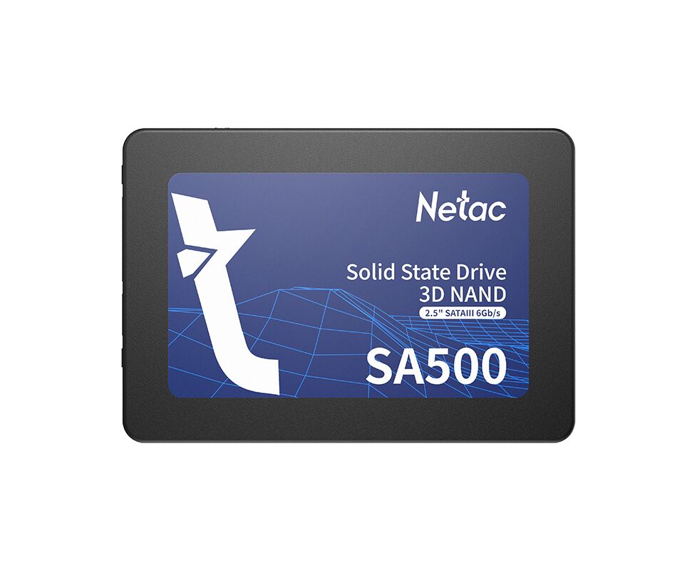 SSD Netac SA500 (NT01 SA500-2 T0-S3 X) 2.5 SATAIII 3 D NAND SSD 2 TB, R/W up to 530/475 MB/s 3 Y