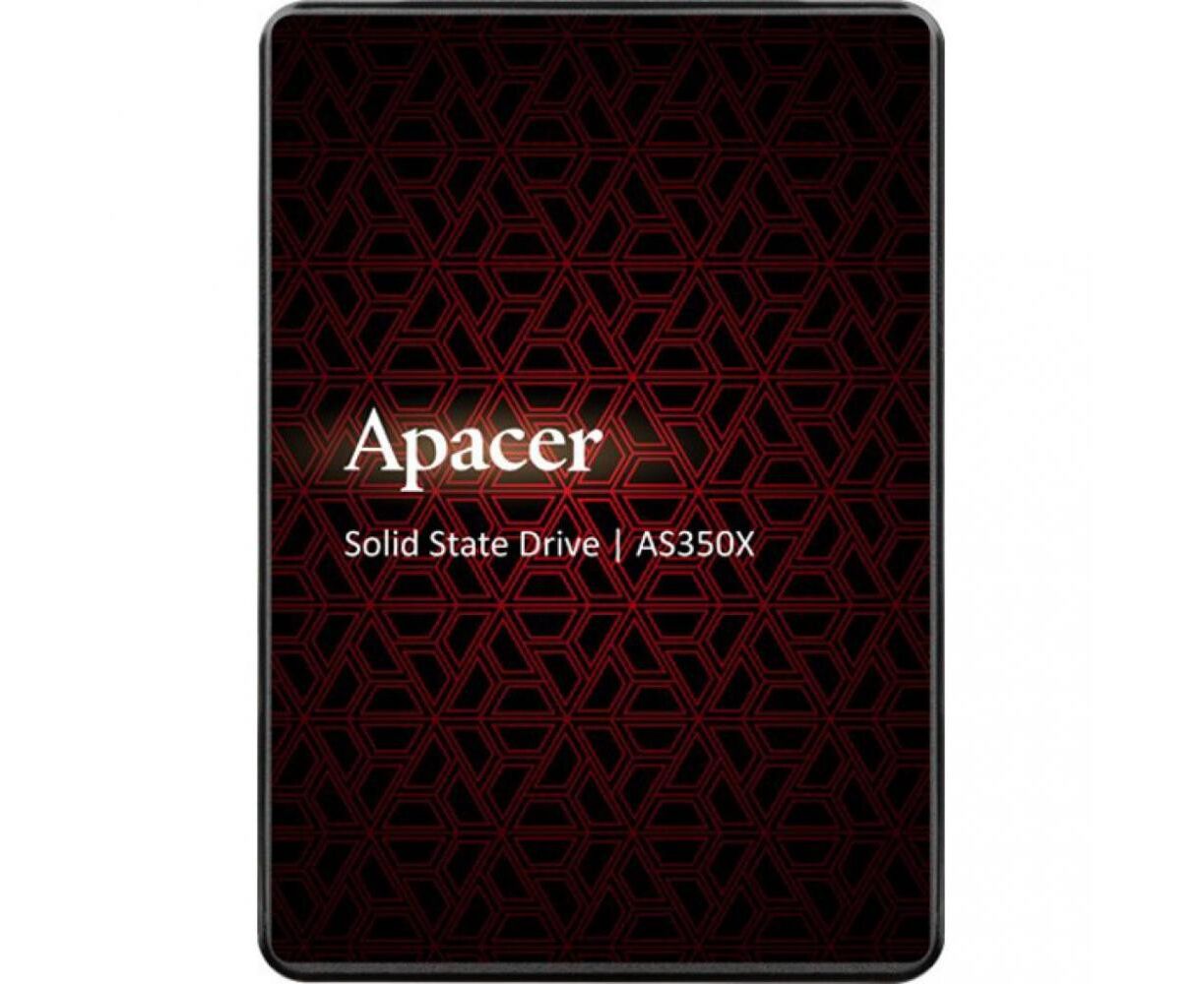 SSD Apacer 2.5" 1 Tb Panther AS350 X (AP1 TBAS350 XR-1) SATA III, чтение: 560 МБ/с, запись: 540 МБ/с, 3 D V-NAND