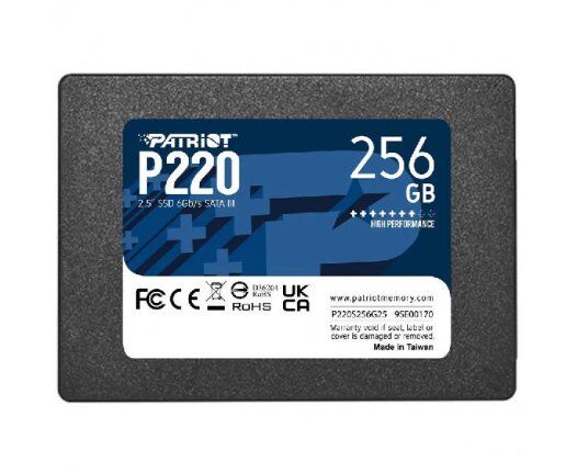 SSD Patriot P220 P220 S256 G25 SATA III 256 Gb 2.5"