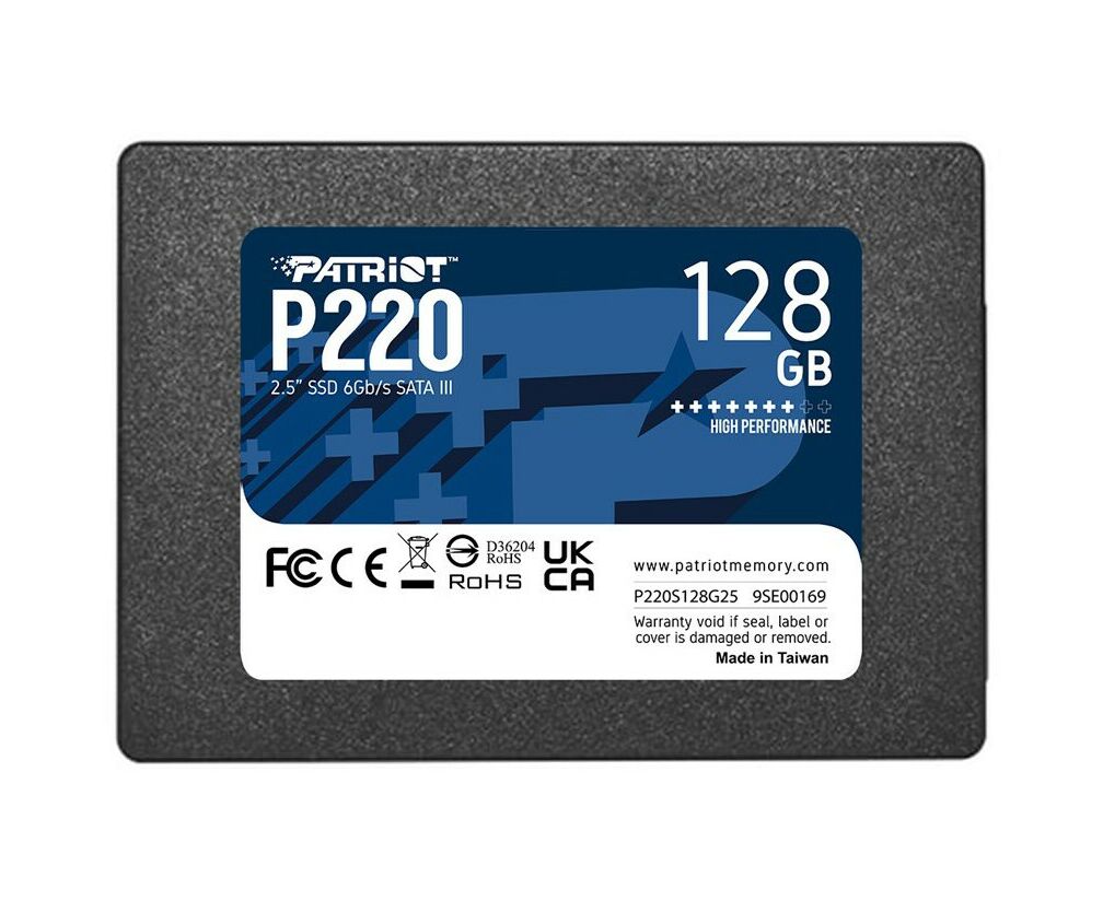 SSD Patriot P220 P220 S128 G25 SATA III 128 Gb 2.5"