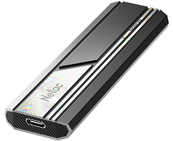 SSD Netac ZX10 (NT01 ZX10-500 G-32 BK) 500 GB USB 3.2 Gen 2 Type-C R/W up to 1050/950 MB/s