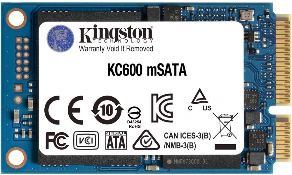 SSD Kingston MSATA 1 TB KC600 SKC600 MS/1024 G