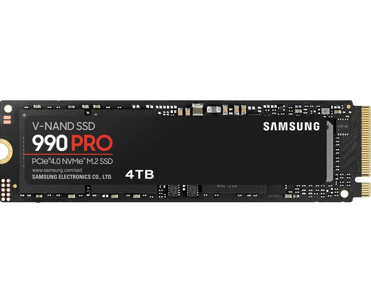SSD Samsung 990 Pro (MZ-V9 P4 T0 BW) 4 Tb M.2 (PCI-E NV Me 2.0 Gen 4.0 x4) (R7450/W6900 MB/s)