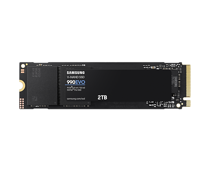 SSD Samsung 990 Evo MZ-V9 E2 T0 BW 2 Tb M.2 NV Me 2.0, PC Ie 4.0 x4, V-NAND TLC