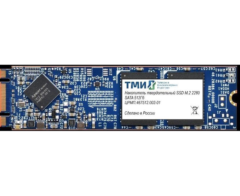 SSD ТМИ ЦРМП.467512.002-01 SATA III 512 Gb M.2 2280 3.59 DWPD