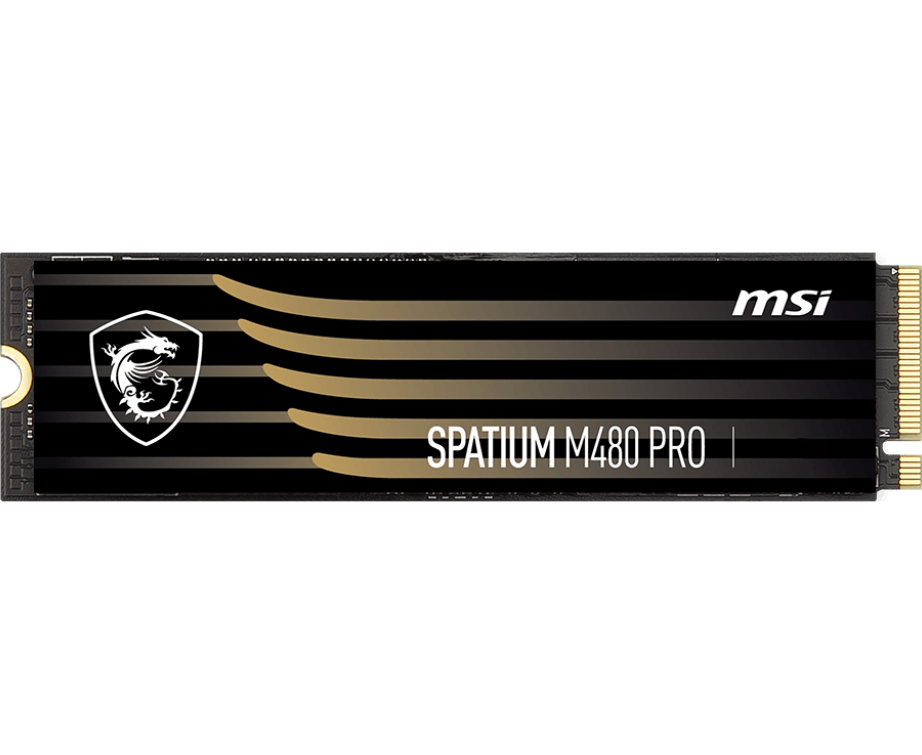 SSD MSI Spatium M480 (S78-440 Q600-P83) 2 Тб 3 D NAND 5500 Мб/сек. 7000 Мб/сек. TBW 1400 Тб 1600000 ч.