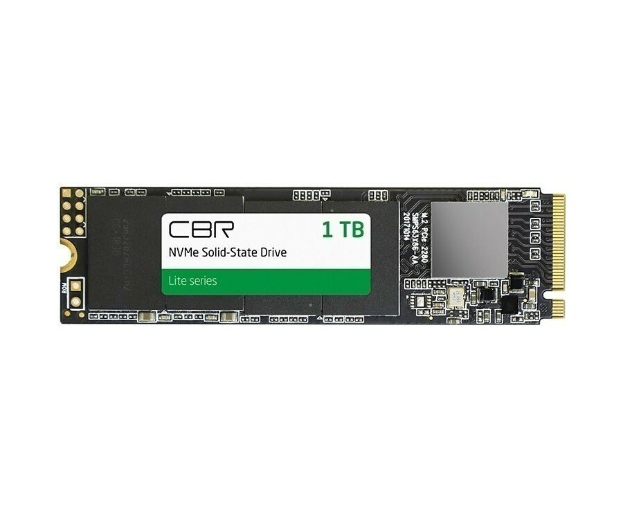 SSD CBR SSD-001 TB-M.2-LT22, серия Lite 1024 GB, M.2 2280, PC Ie 3.0 x4, NV Me 1.3