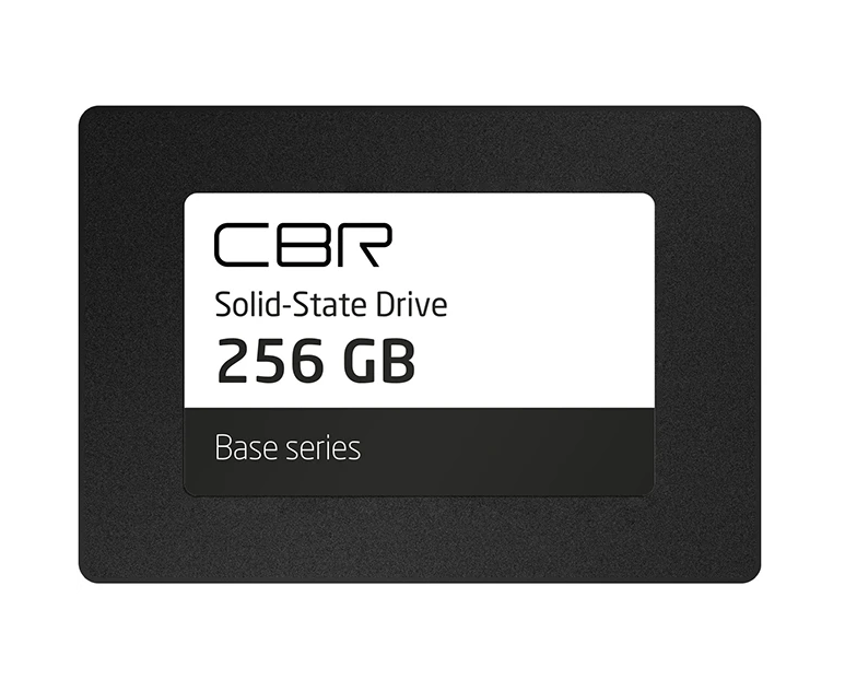 SSD CBR Base SSD-256 GB-2.5-BS24b, 256 GB, 2.5, SATA III 6 Gbit/s, 3 D TLC NAND, R/W speed up to 550/500 MB/s, TBW