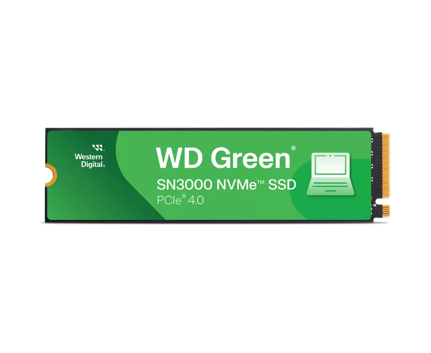SSD WD Green SN3000 WDS200 T4 G0 E, 2000 GB, M.2(22x80mm), NV Me, PC Ie 4.0 x4, QLC, R/W 5000/4200 MB/s, TBW 250, DWPD 0.1 (12 мес.)
