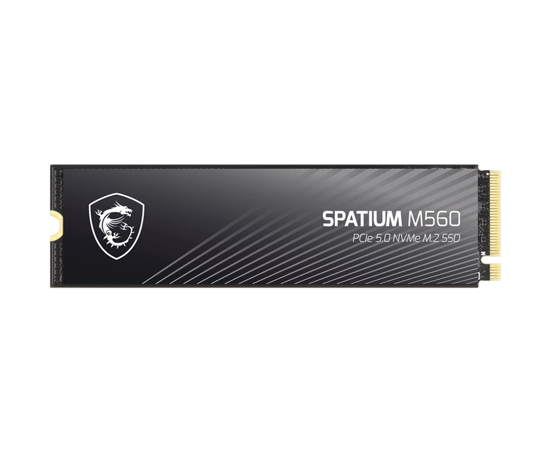 SSD MSI Spatium M560 (S78-440 Q940-P83), M.2 2280 2 TB PC Ie Gen4x4 with NV Me, 3 D TLC, R/ W 4900/ 4400