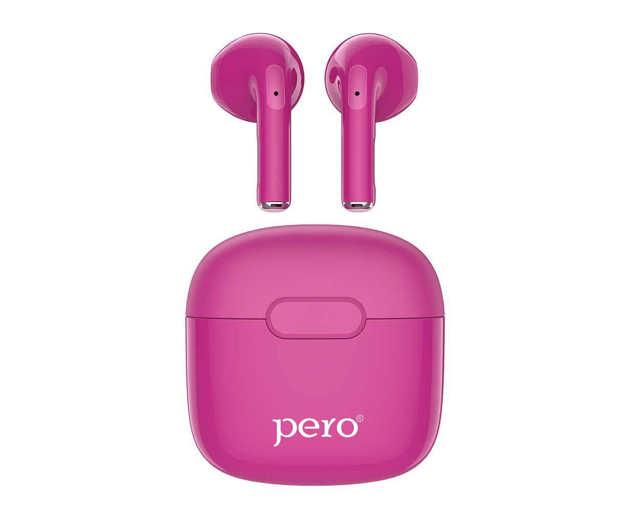 Беспроводные наушники PERO TWS05 COLORFUL Burgundy