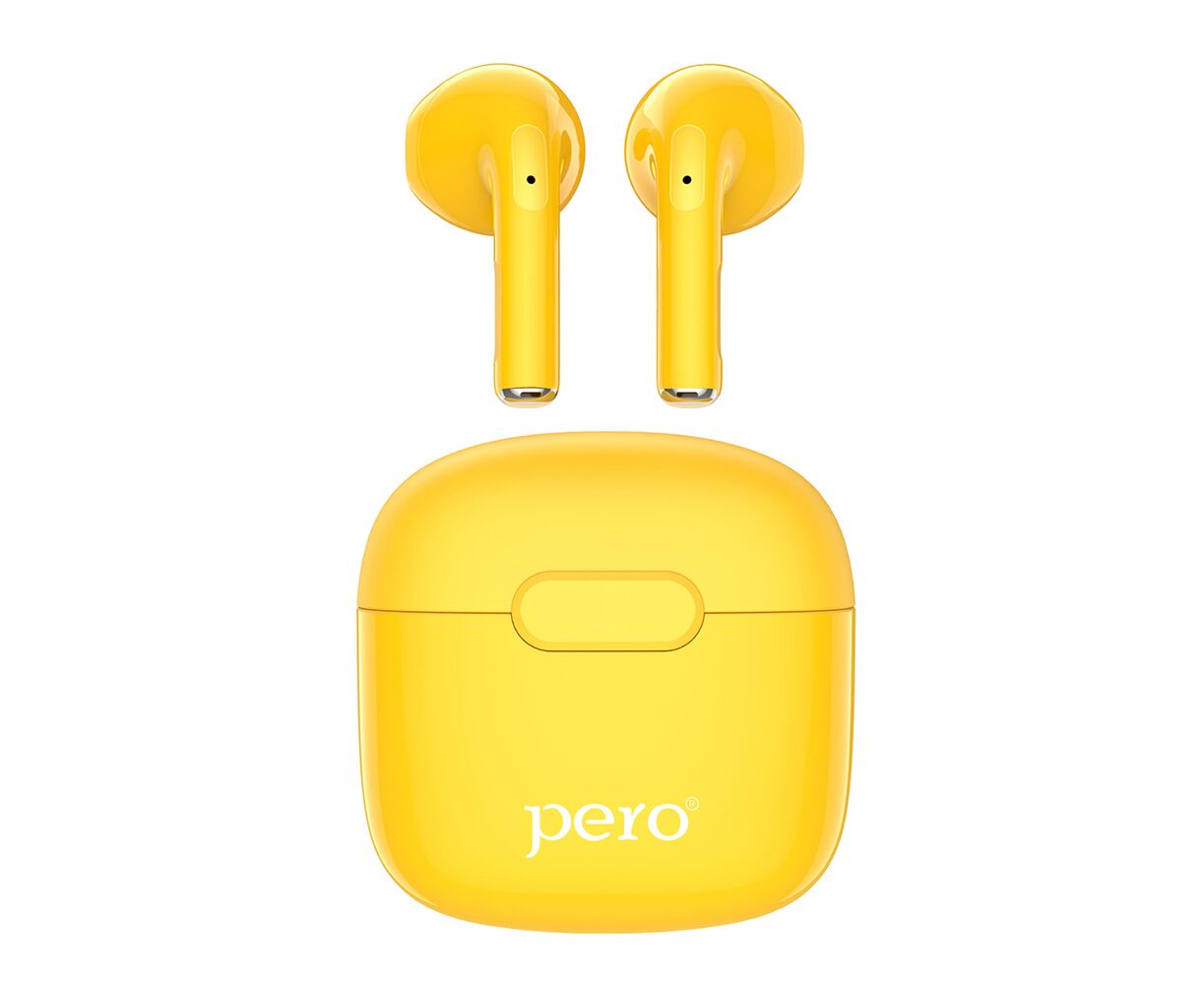 Беспроводные наушники PERO TWS05 COLORFUL Yellow