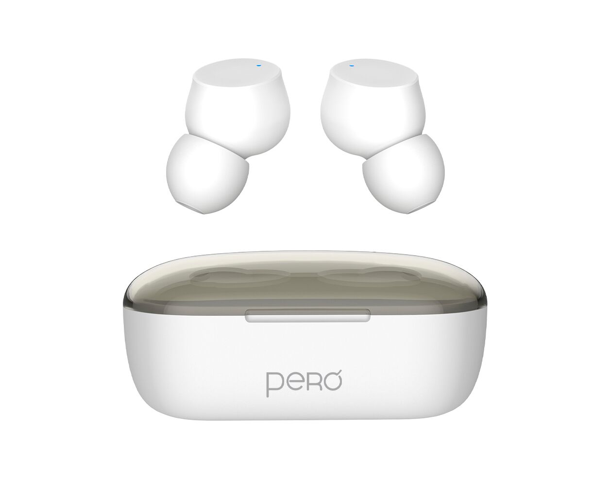 Беспроводные наушники PERO TWS07 INVISIBLE White