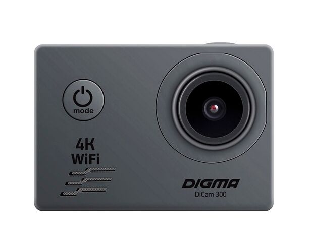 Экшн-камера Digma Di Cam 300 серый