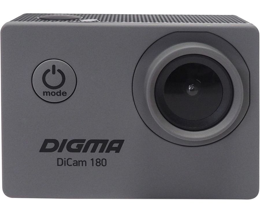 Экшн-камера Digma Di Cam 180 серый