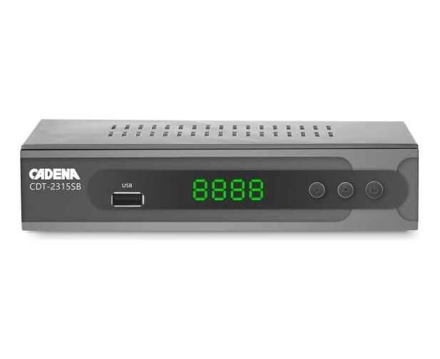 Ресивер DVB-T2 Cadena CDT-2315 SB черный