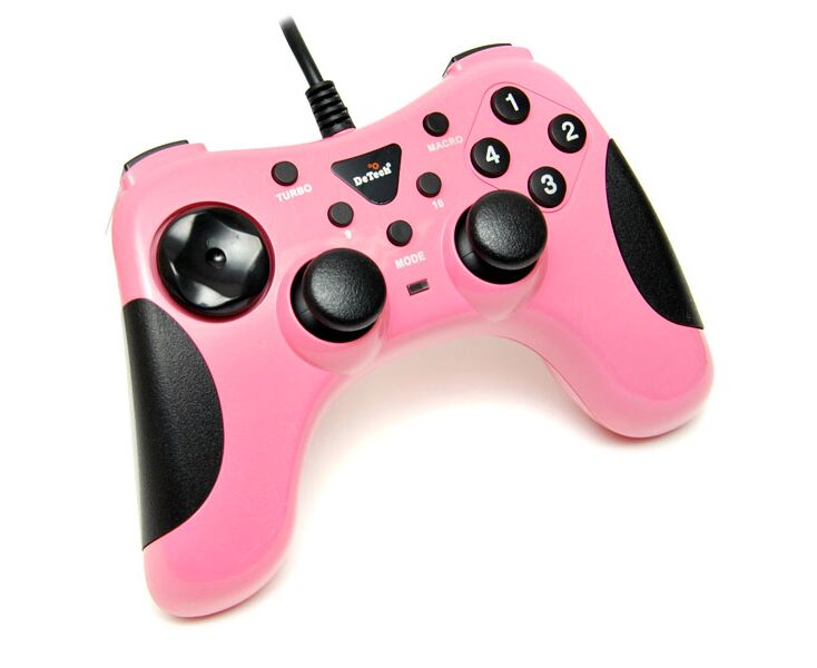 Геймпад De Tech NS 3110 розовый