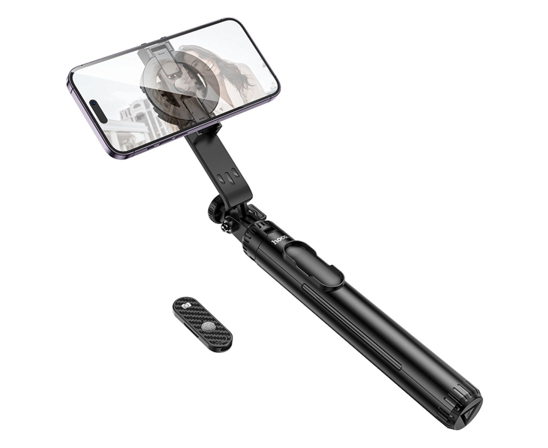 Трипод-монопод Hoco K25 Sherkhan magnetic (black) (239524)