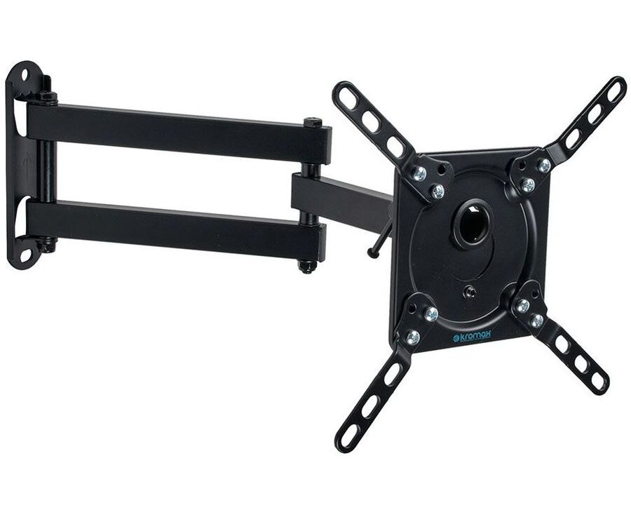 15"-42" Кронштейн Kromax DIX-14 Наклонно-поворотный, черный до 20кг Vesa 200x200