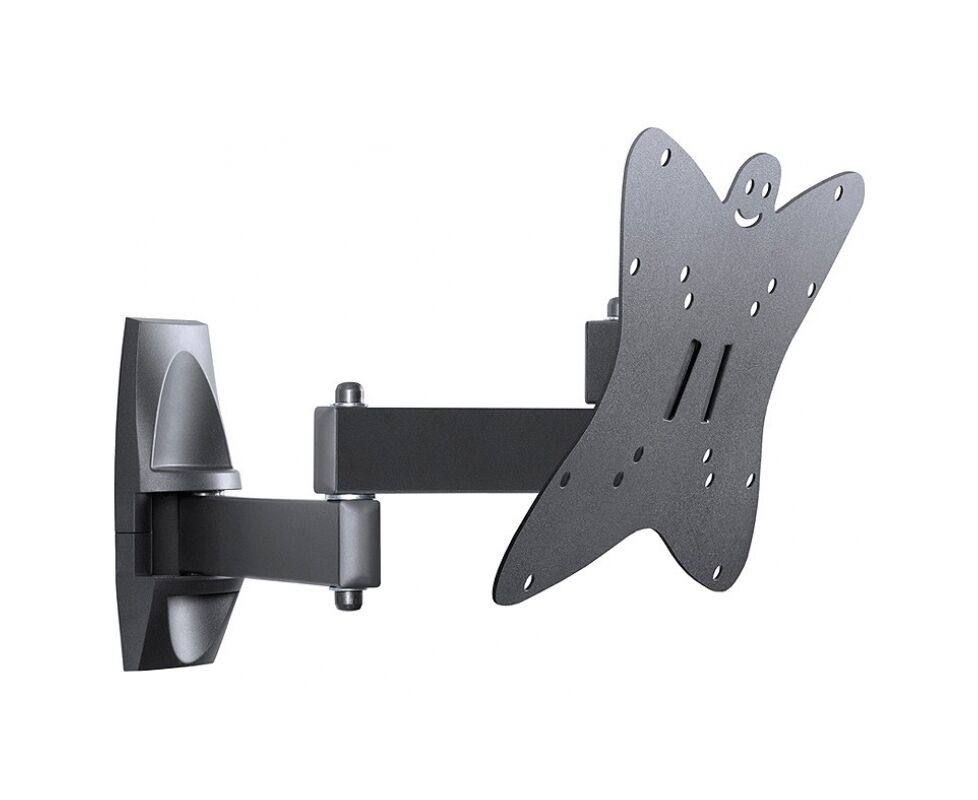 Кронштейн для телевизора Holder LCDS-5038 металлик 20"-37" до 30кг поворот и наклон