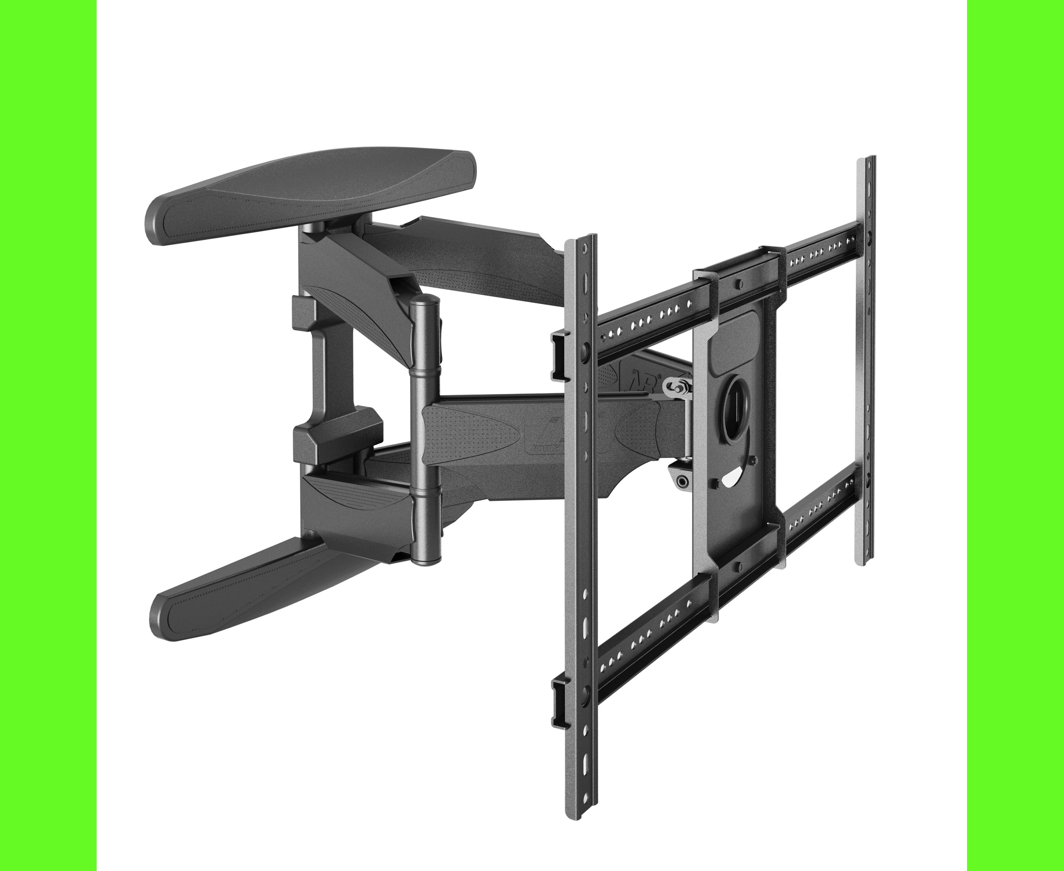 40"-70" Кронштейн ONKRON M6 L Наклонно-поворотный, чёрный, макс 400*600, наклон -5°/+8°, поворот ±140° Макс нагрузка 45,5кг, от стены 54-500мм