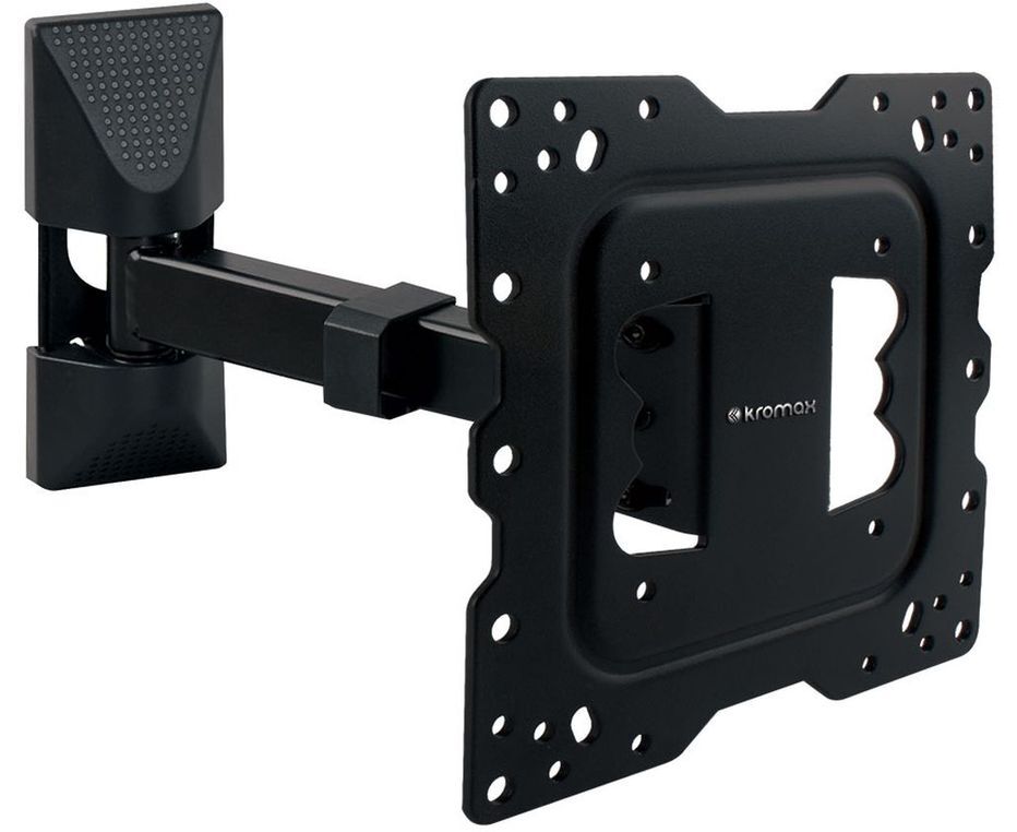 22"-55" Кронштейн для телевизора Kromax DIX-17 черный до 40кг поворот и наклон