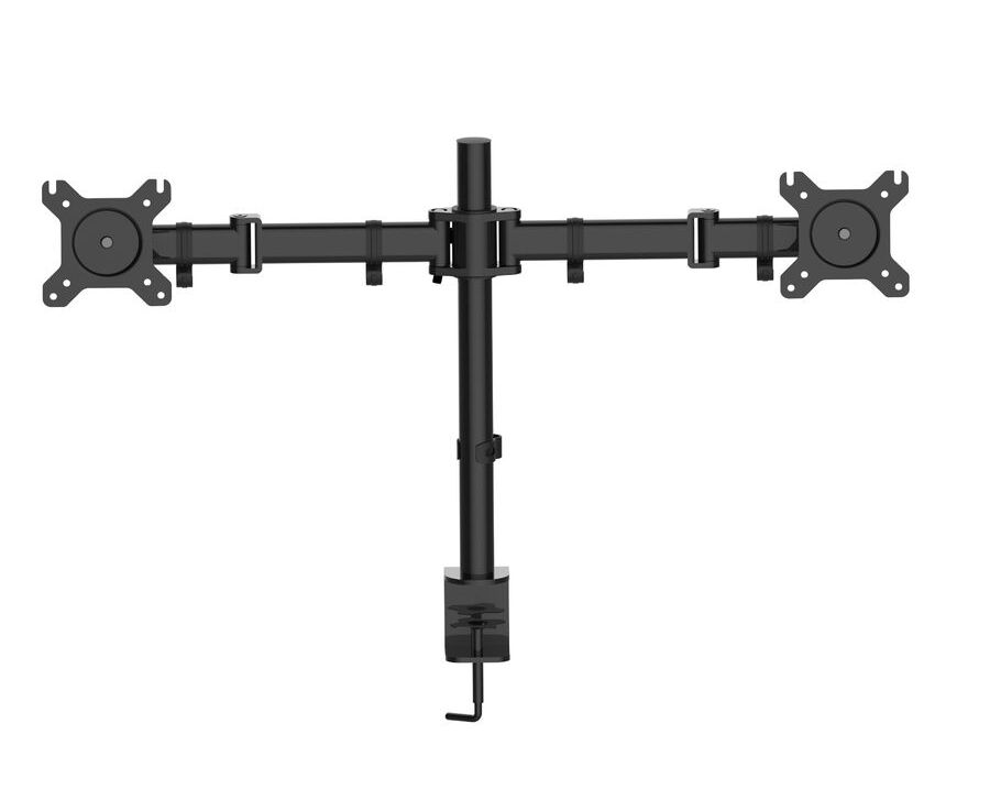 Кронштейн для мониторов Cactus CS-VM-D29-BK черный 13"-27" макс.10кг настольный поворот и наклон