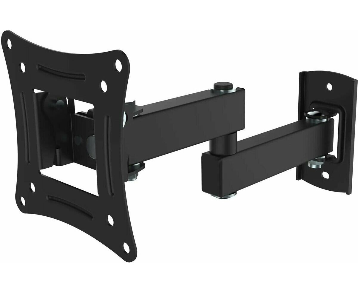 10"-27" Кронштейн Hyundai GL-N1 черный макс.15кг настенный поворотно-выдвижной и наклонный