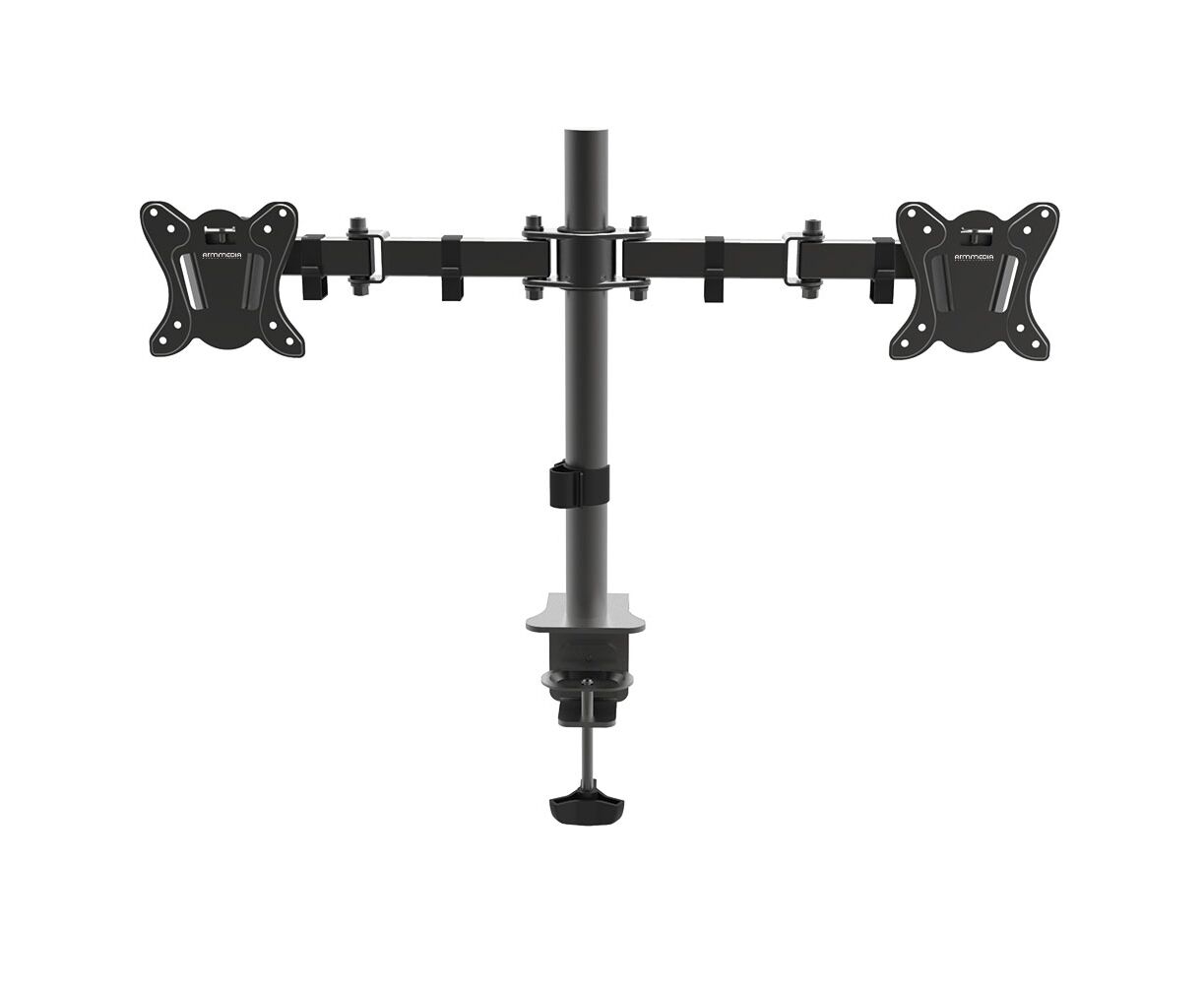 Кронштейн для мониторов Arm Media LCD-T13 черный 15"-32" макс.8кг настольный поворот и наклон верт.перемещ.