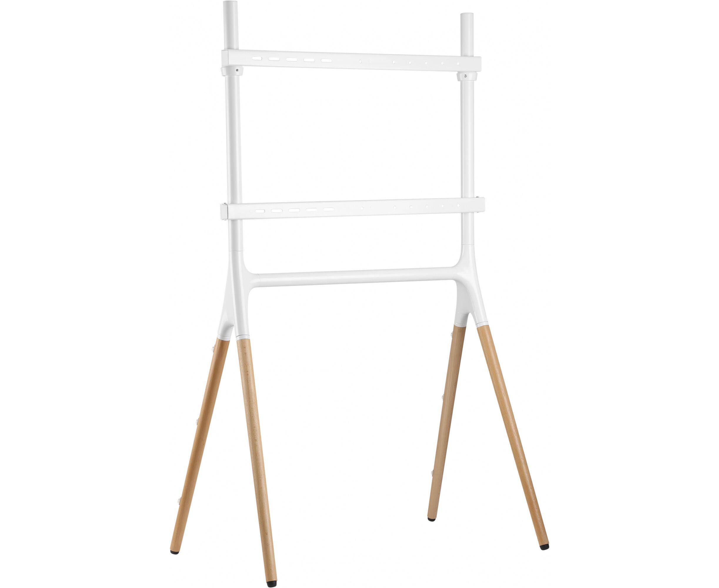 Подставка для телевизора Cactus CS-ST1247 WTBCH белый/береза 49"-70" макс.40кг напольный